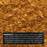 Frontier Co-op Salt-Free Taco Seasoning, 1-Pound Bulk, Certified Organic, Mexican-Inspired Spices for Tacos, Dips, Burritos