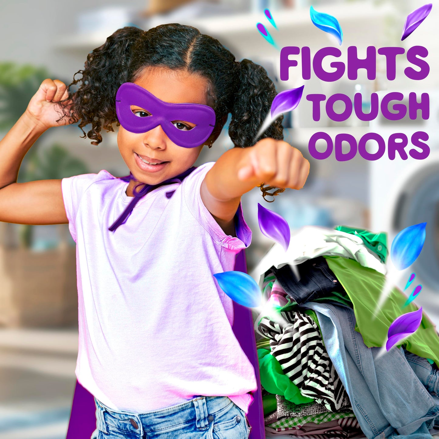 Gain Odor Defense In-wash Scent Booster, Super Fresh Blast scent, 1 sample, 2 in 1 Freshness plus Odor Protection, laundry scent beads