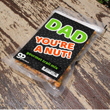 Dad You're A Nut Gourmet Trail Mix - Funny Snacks for Dads - Spicy Blend, Made in the USA
