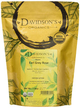 Davidson's Organics, Earl Grey Rose, Loose Leaf Tea, 16-Ounce Bag