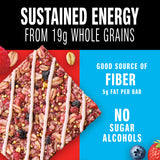 KIND Healthy Grains Energy Bars, Mixed Berry, Gluten Free, Healthy Snacks, 19g Whole Grains, 10 Count
