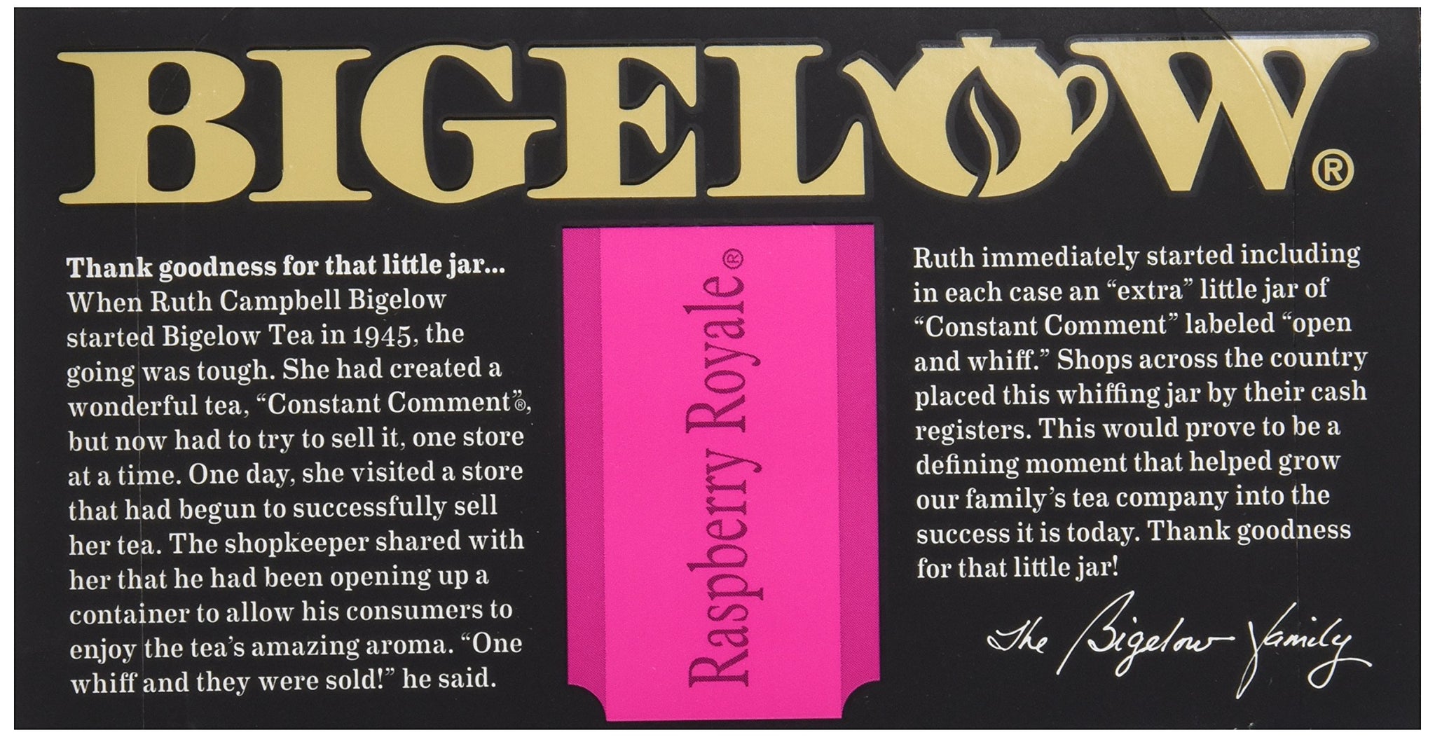 Bigelow Tea Raspberry Tea, 20 ct