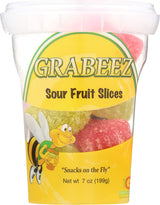 Grabeez Snack Cups Sour Fruit Slices, 7 oz