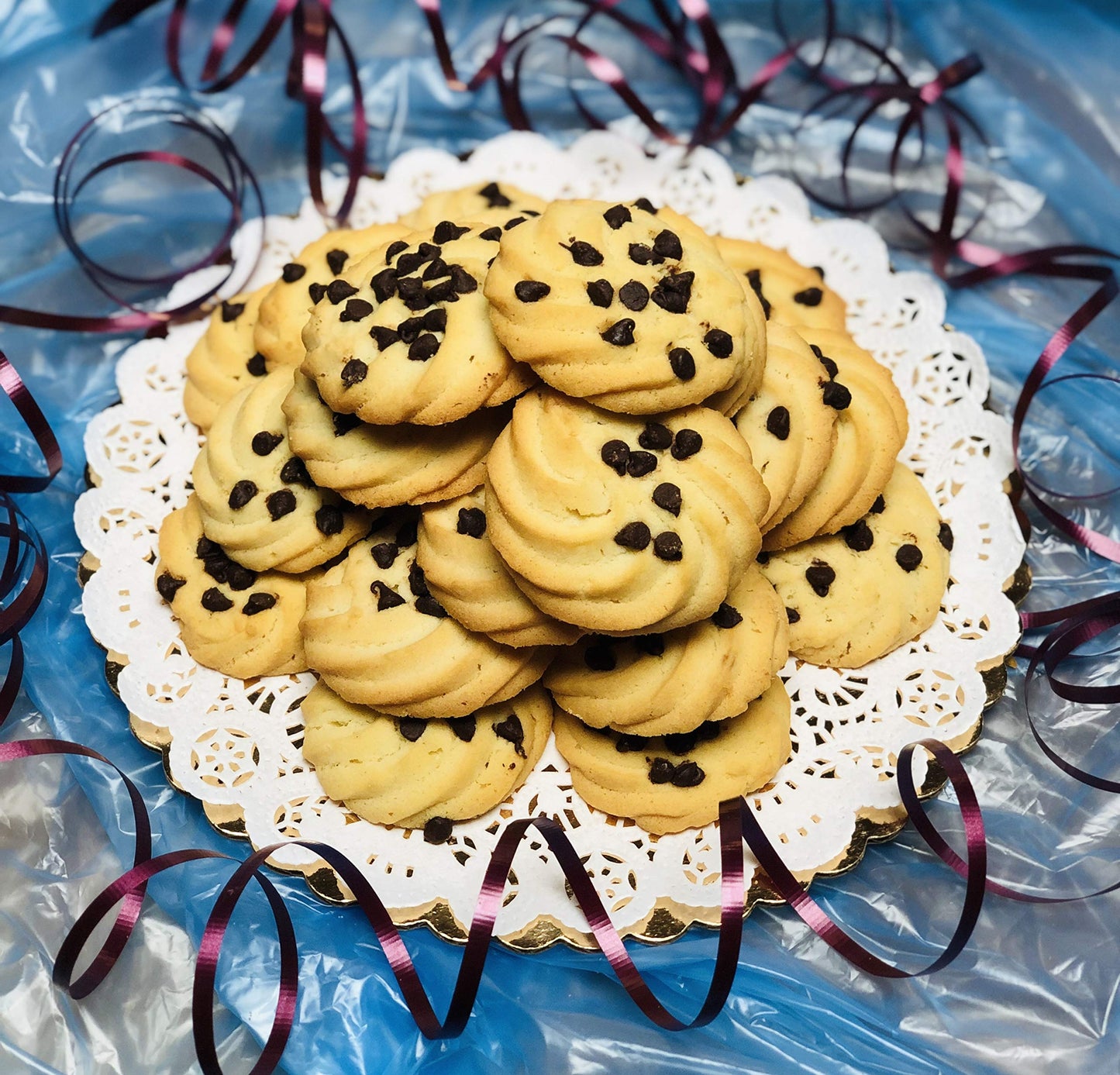 Chocolate Chip Swirl Italian Cookies (2 lbs)