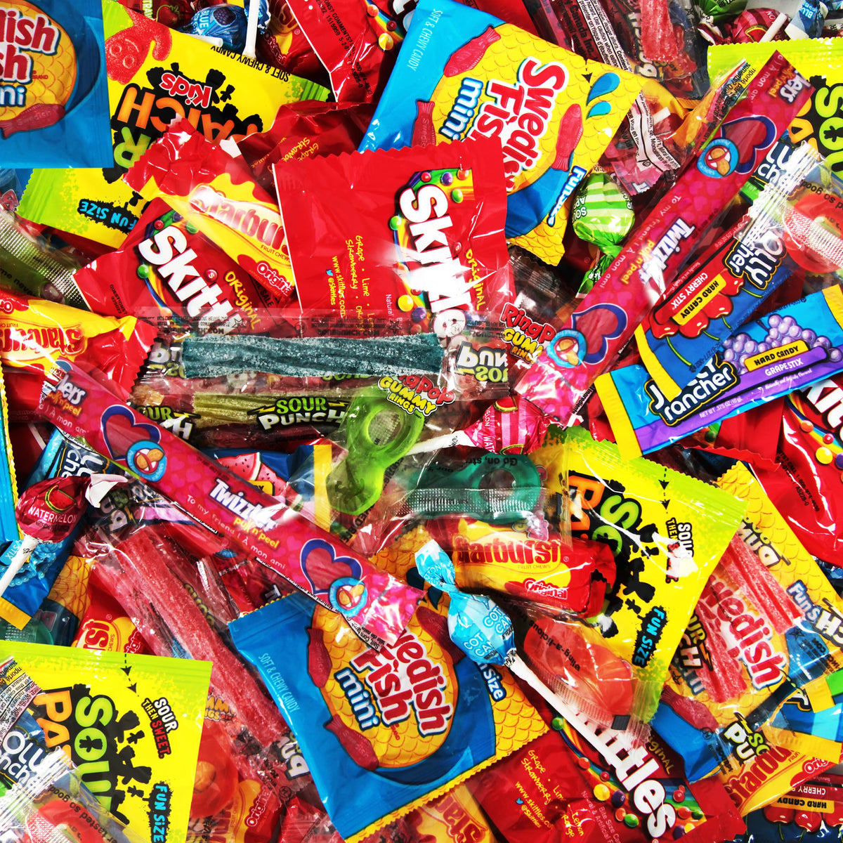 Bulk Candy Mix Variety Pack - 2lb Pack of Individually Wrapped Assorted Sweets for Party Favors, Candy Buffets, Goodie Bags, Gifting, and Office