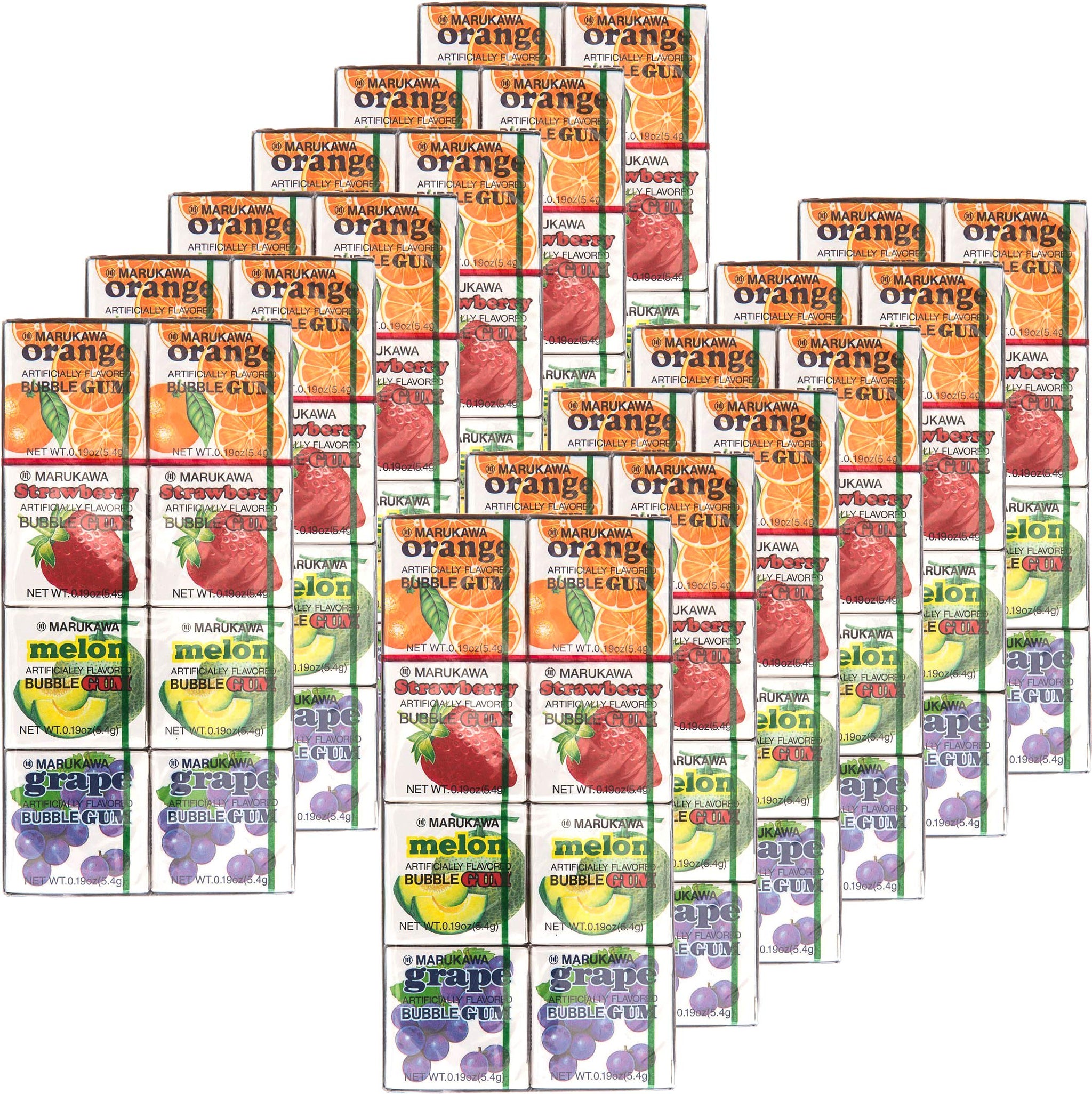 Marukawa 8 Pack Bubble Gum 1.52oz (12 Pack)