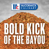 McCormick Culinary Bayou Cajun Seasoning, 21 oz - One 21 Ounce Container of Cajun Seasoning Made With Aromatic Spices for Catfish, Crawfish, Jambalaya