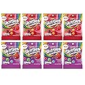 Skittles Candy Gummy Candy Original and Wild Berry 5.8oz Bag Bundle - Includes 8 Bags - 46.4 Total Oz
