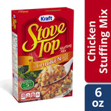 Stove Top Chicken Stuffing Mix, Instant Side Dish for Chicken and Holiday Meals, Savory Seasoned Bread Stuffing, Ready in 5 Minutes, 6 Ounce Boxes
