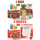 Quaker Life Breakfast Cereal, Chocolate Flavor and Cinnamon Variety Pack, 39.1 oz Boxes (3 Pack) (Packaging Graphics May Vary)