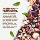 FOREST UP Snack Açaí Trail Mix 7 oz - The True Organic Brazil Nuts Roasted + Açaí Fruit Nibs + Cupuaçu Fruit Nibs - Nutrient-Rich and Practical Combo