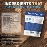 Laundry Detergent, 92 Load. Unscented Enzyme Cleaner Laundry Detergent Powder. Activewear, Outdoor Gear Cleaning Supplies w/Odor Eliminator, Stain