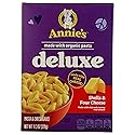 Annie's Deluxe Macaroni and Cheese with Organic Pasta, Shells and Four Cheese, 11.3 oz