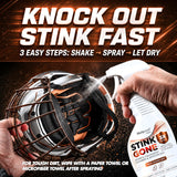 Wellproof 2-in-1 Sports Gear Cleaner & Odor Eliminator - 3X Powerful Nano-Enzyme Deodorizer for Athletic Gear, Baseball, Hockey, Football, Boxing