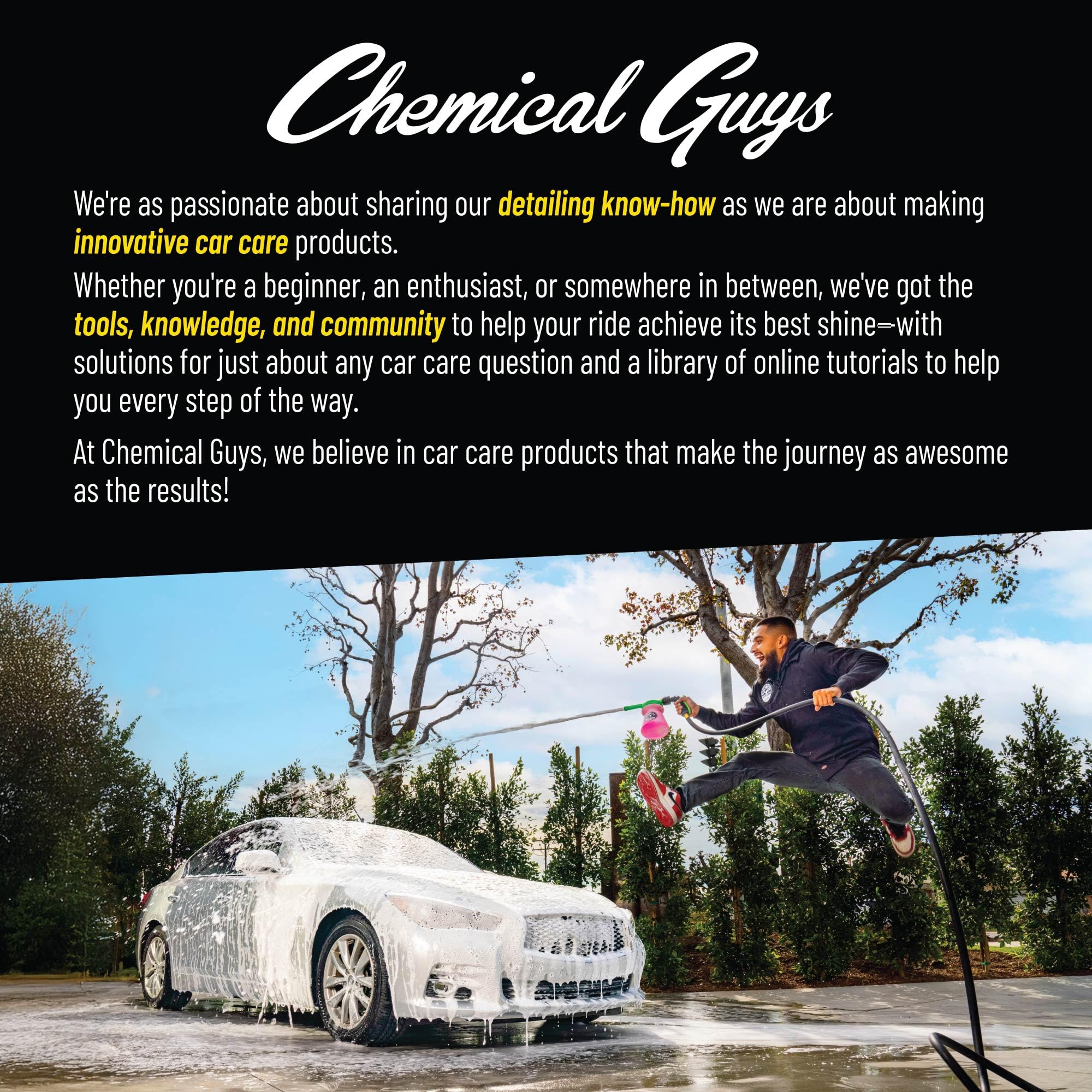 Chemical Guys Workhorse Professional Grade Microfiber Towels for Cars - Black 16x16 Inch Microfiber Cleaning Cloths for Home & Pet Drying, Soft