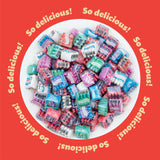 Mexican Chewing Gum | 1.5-Pound Bag | Assorted Flavors | 135 Individually Wrapped Mini Packs | Mint, Cinnamon, Fruit & Floral Flavors | Gum Bulk