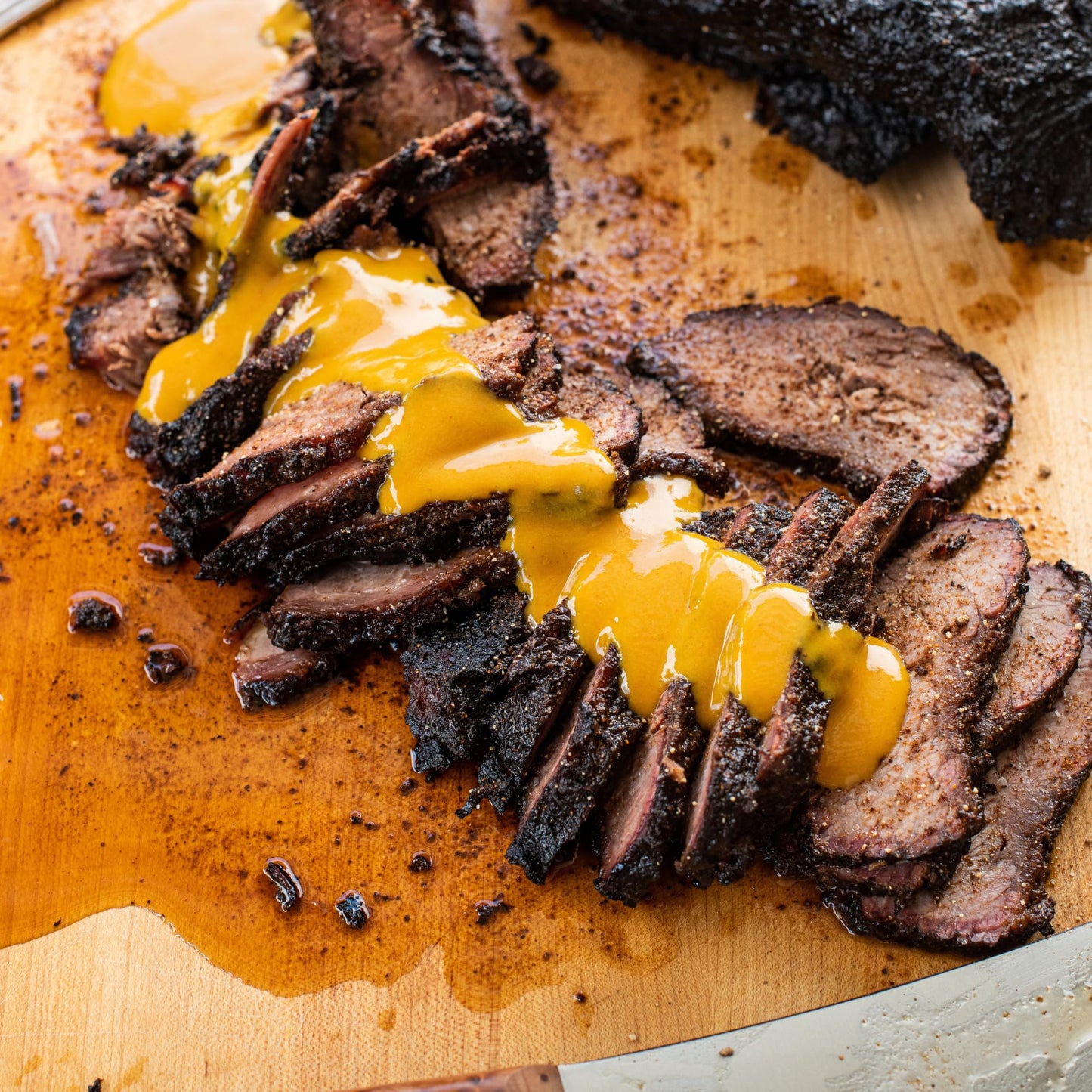 Boo and Henry's BBQ Mustard Barbecue Sauce Variety 2-Pack, World Champion Sweet Mustard Plus Carolina Red Hot Mustard Sauce with Signature Ghost