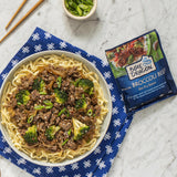 Blue Dragon Broccoli Beef Stir Fry Sauce - 3.4oz Pouch (Pack of 1) - Rich Ginger, Garlic and Toasted Sesame Based Sauce for Beef and Broccoli Dish