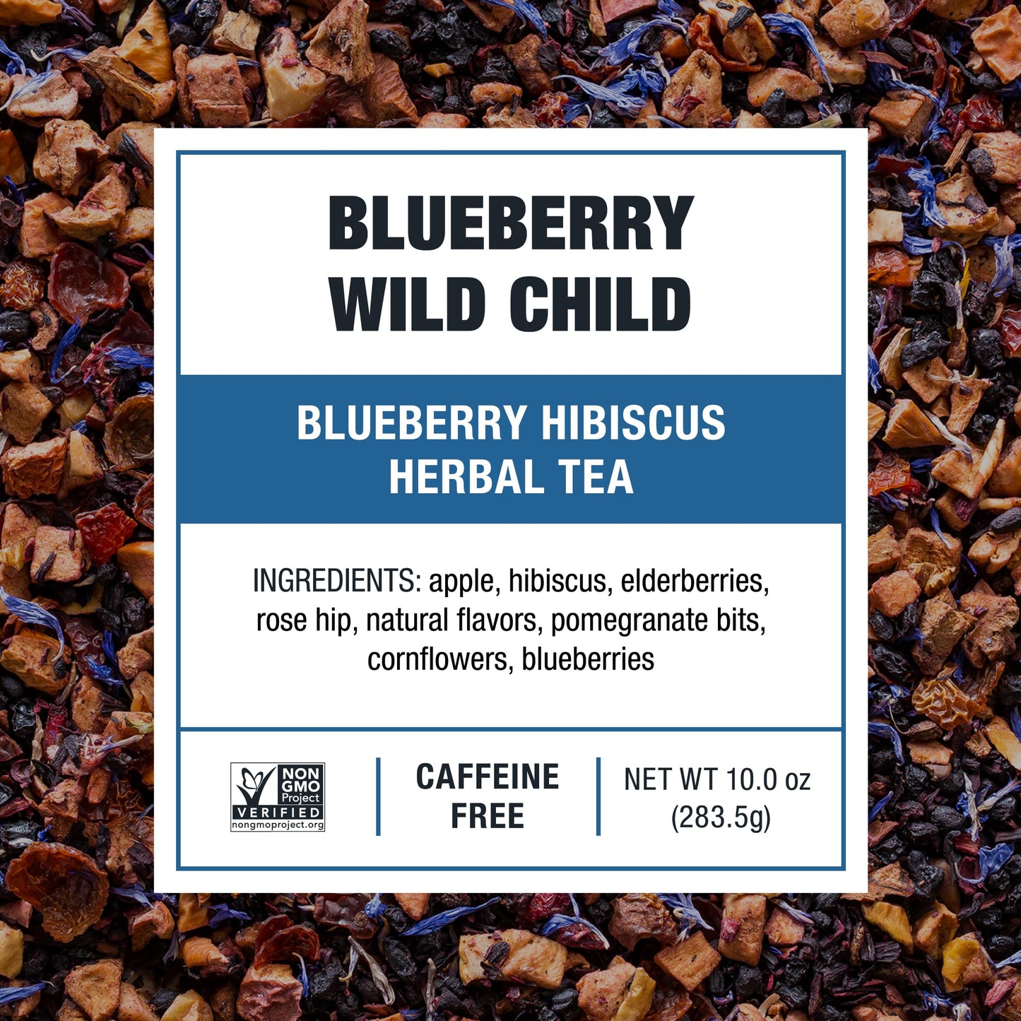 Tiesta Tea - Blueberry Wild Child Cold Brew, Loose Leaf, Blueberry Hibiscus Herbal Tea, Non-Caffeinated Iced Blend, Cold Brew Packets, Makes 64oz