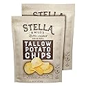 Stella & Milo's Kettle Cooked Beef Tallow Potato Chips, Seed Oil Free Chips Made with Grass Fed Beef Tallow, Original Flavor, 5 oz 2-pack