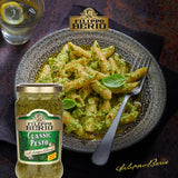 Filippo Berio Pesto, Classic Basil, 6.7 Ounce Glass Jar, Gluten Free, Non-GMO