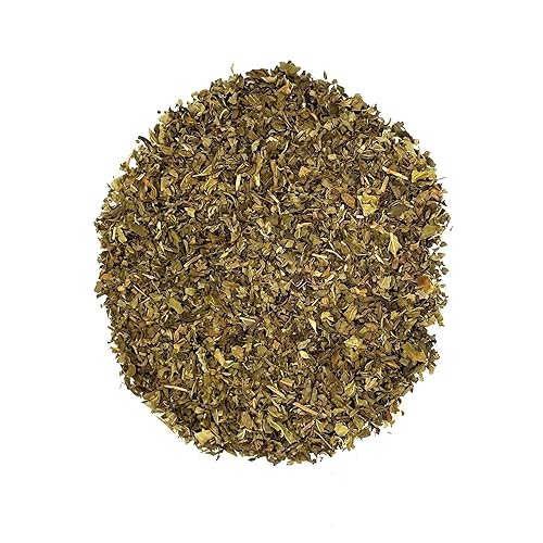 Essential Spice Peppermint Flakes - Cool, Minty & Refreshing Flavor - Dried Peppermint Leaves for Teas, Baking, Garnishes & Herbal Blends (1 Ounce
