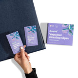 ASUTRA Yoga Mat Cleaning Wipes (Lovely Lavender), Individually Wrapped Wipes, 2 Boxes (30 Each) - No Slippery Residue, Deep-Cleansing for Fitness Gear