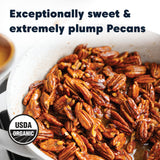 Wilderness Poets, Fancy Mammoth Pecan Halves - Organic, Raw, Large Halves, Sweet and Buttery. No Salt, Shelled. (8 Ounce - 227g)