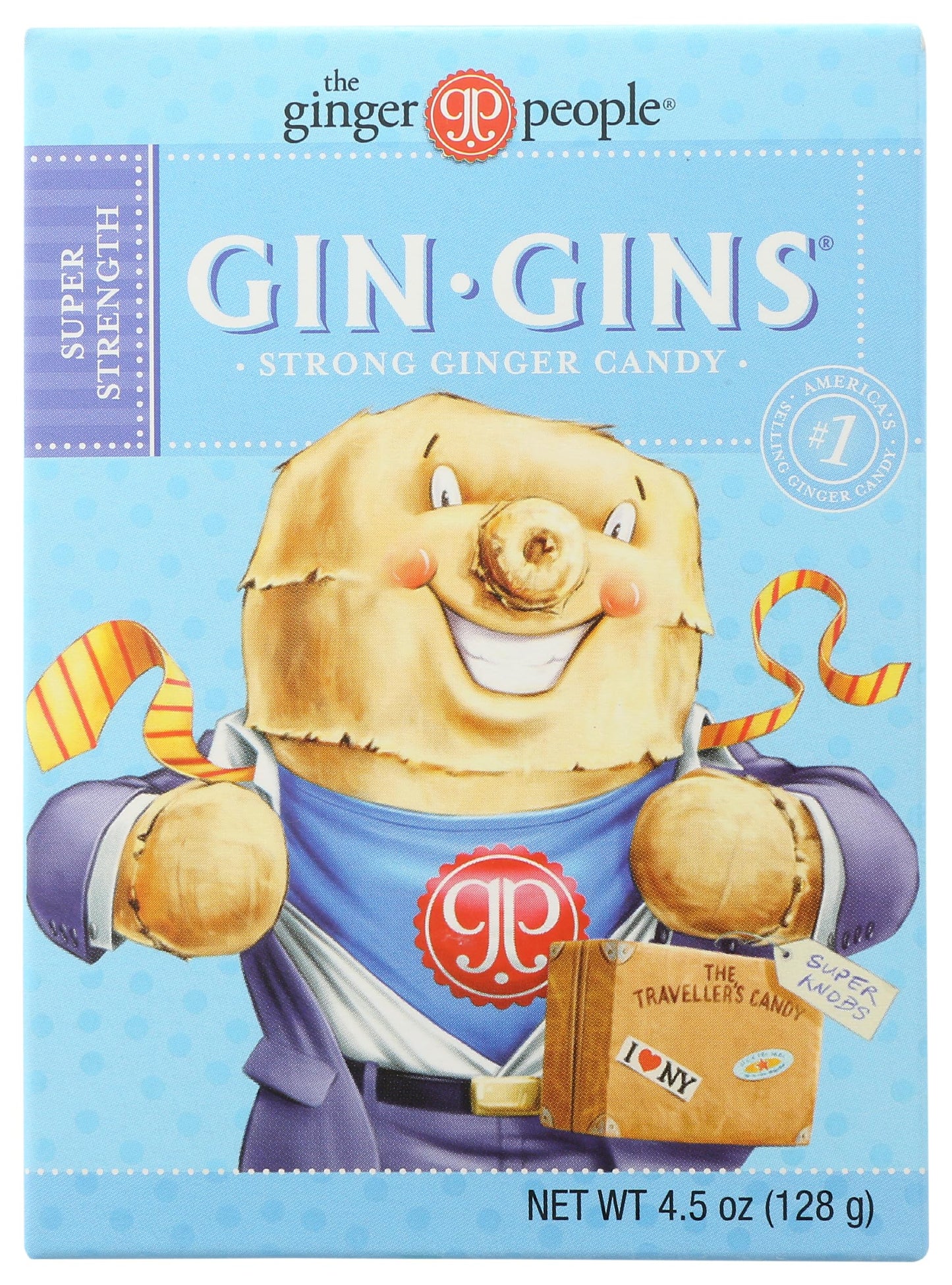 The Ginger People, Candy Gin Gins Boost Ultra, 4.5 Ounce