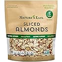 Nature’s Eats Natural Sliced Almonds - Blanched Thin-Cut Almonds for Baking, Salads, Granola, and Snacks - Heart Healthy, High Protein, Gluten Free