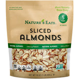 Nature’s Eats Natural Sliced Almonds - Blanched Thin-Cut Almonds for Baking, Salads, Granola, and Snacks - Heart Healthy, High Protein, Gluten Free