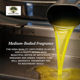 Frantoi Cutrera - Selezione - Extra Virgin Olive Oil from Italy, Sicilian Pure EVOO, Premium 2022/23 Early Harvest First Cold Pressed, Olive Oil High in Polyphenols, 24.5 Fl Oz (Pack of 1)