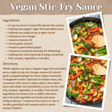 The Wizards Organic Vegan Worcestershire Sauce - Organic Worcestershire Sauce, Vegetarian Worcestershire Sauce, Vegan Fish Sauce - 5 Fl Oz