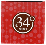 34 Degrees Crisps | Cracked Pepper Crisps | Thin, Light & Crunchy Crisps, Single Pack (4.5oz)
