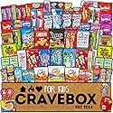 CRAVEBOX Kids Snack Box (55 count) Fun Variety Snacks Pack Care Package - College Back to School, Graduation