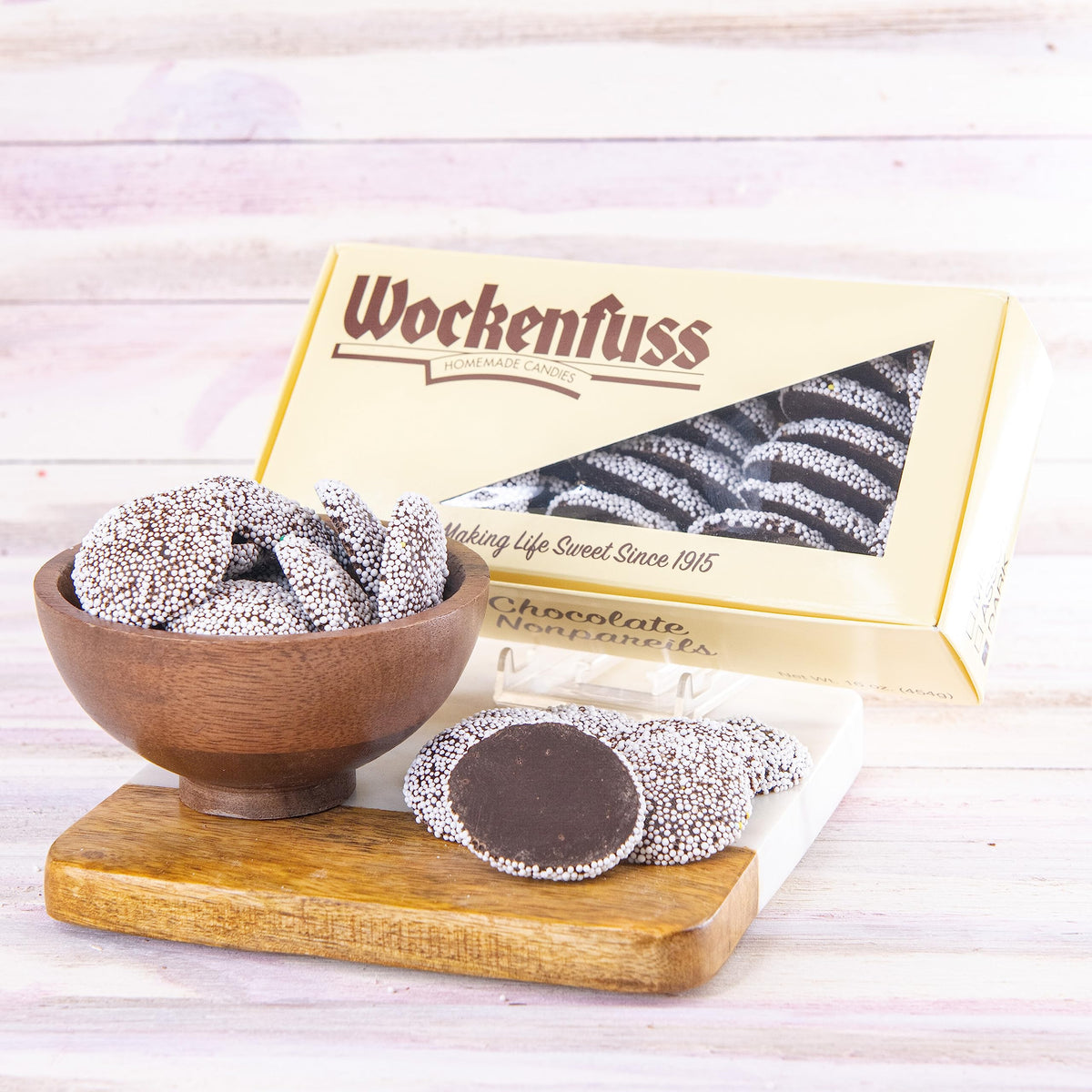 Wockenfuss Candies Nonpareils - Dark - 1lb