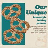 Unique Snacks Extra Salt Splits Pretzels, Original Split-Open Pretzels, Delicious Homestyle Baked Snack Bag, OU Kosher, and Non-GMO Food, No