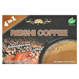 Reishi Coffee 3 in 1, Selected Premium Coffee, Reishi Extract and Instant Coffee, 30 Bags Per Box, Package May Vary