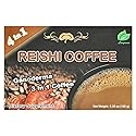 Reishi Coffee 3 in 1, Selected Premium Coffee, Reishi Extract and Instant Coffee, 30 Bags Per Box, Package May Vary