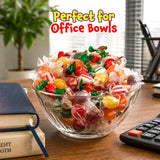 Old Fashioned Hard Candy Assortment - 2 Pound Bag - Hard Candy Individually Wrapped - Peppermint, Strawberry, Cinnamon, Butterscotch, and Fruit