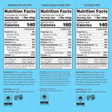 BUILT Bar Puff Protein Bars - Variety Pack - 15-17g Protein Snack Bars with Collagen - Calorie Conscious & Gluten Free - 12 Count, Variety May Vary