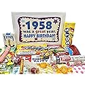RETRO CANDY YUM ~ 1958 68th Birthday Gift Box Nostalgic Candy Mix from Childhood for 68 Year Old Man or Woman Born 1958 Jr
