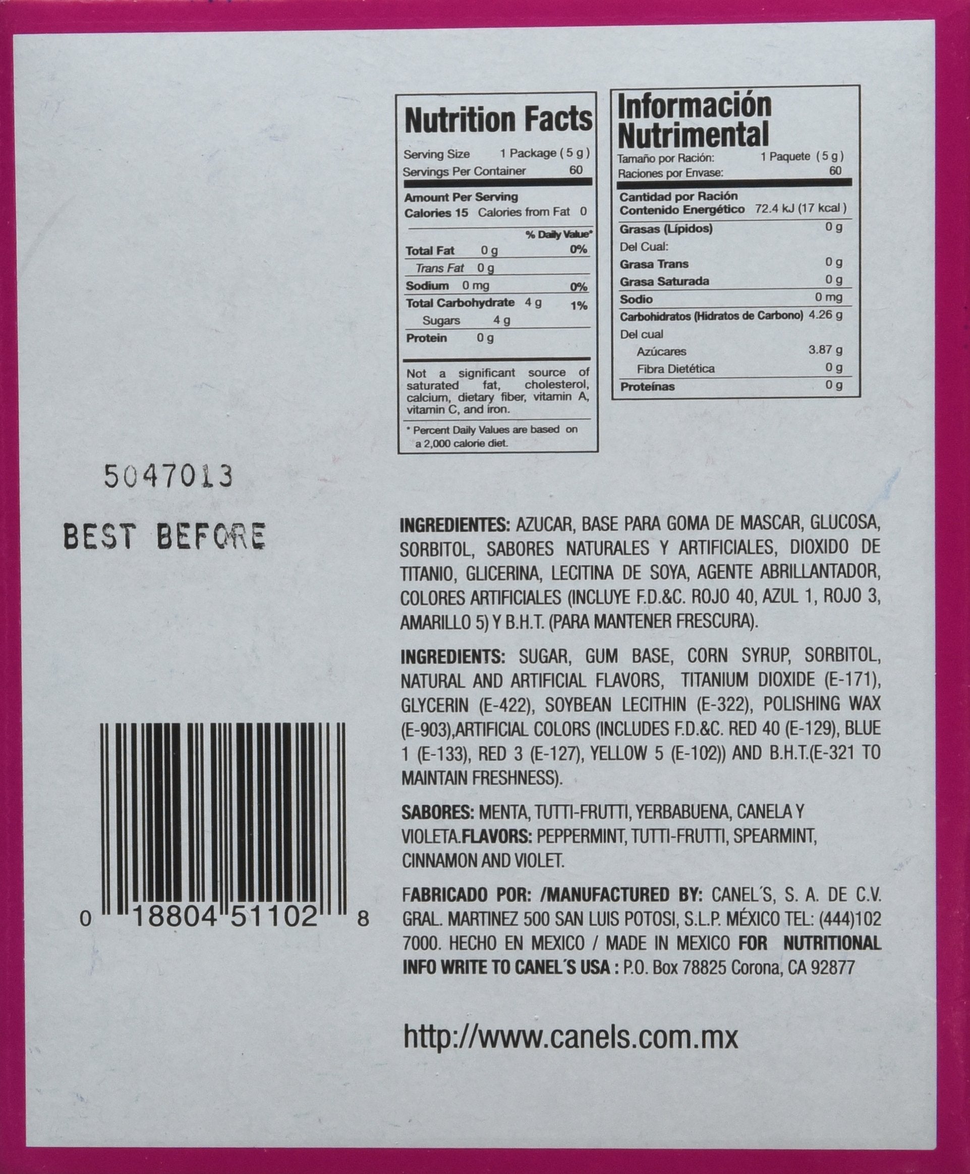 Canels Gum Box Original 60 Count
