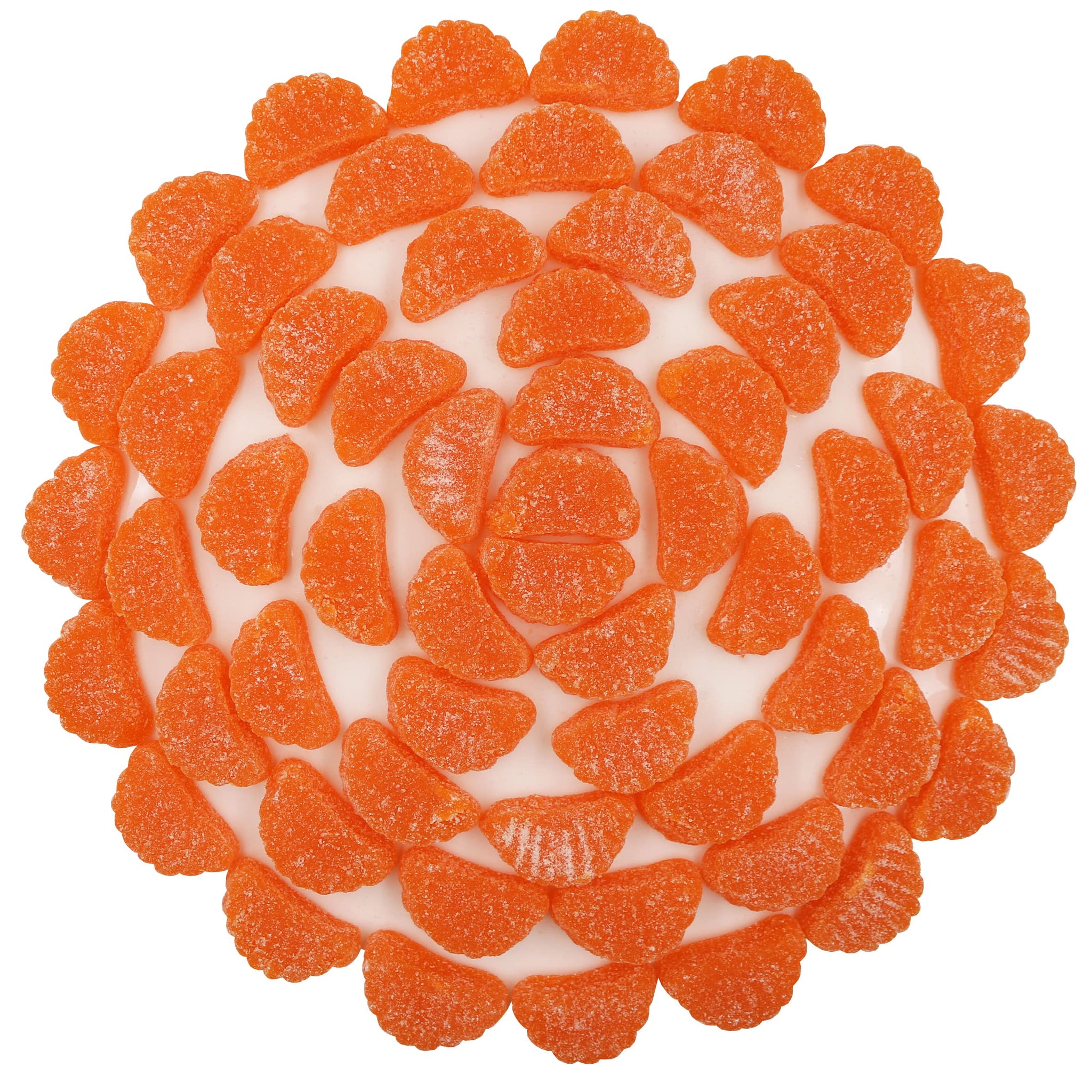 FirstChoiceCandy Fruit Slices Jelly Wedges Candy (Orange, 2 Pound)