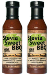 Stevia Sweet BBQ Sauce | Low Sugar (1g), Low Carb, Low Sodium, Gluten & Fat Free | Paleo & Keto Diet Friendly Barbecue Sauce | Zero Artificial