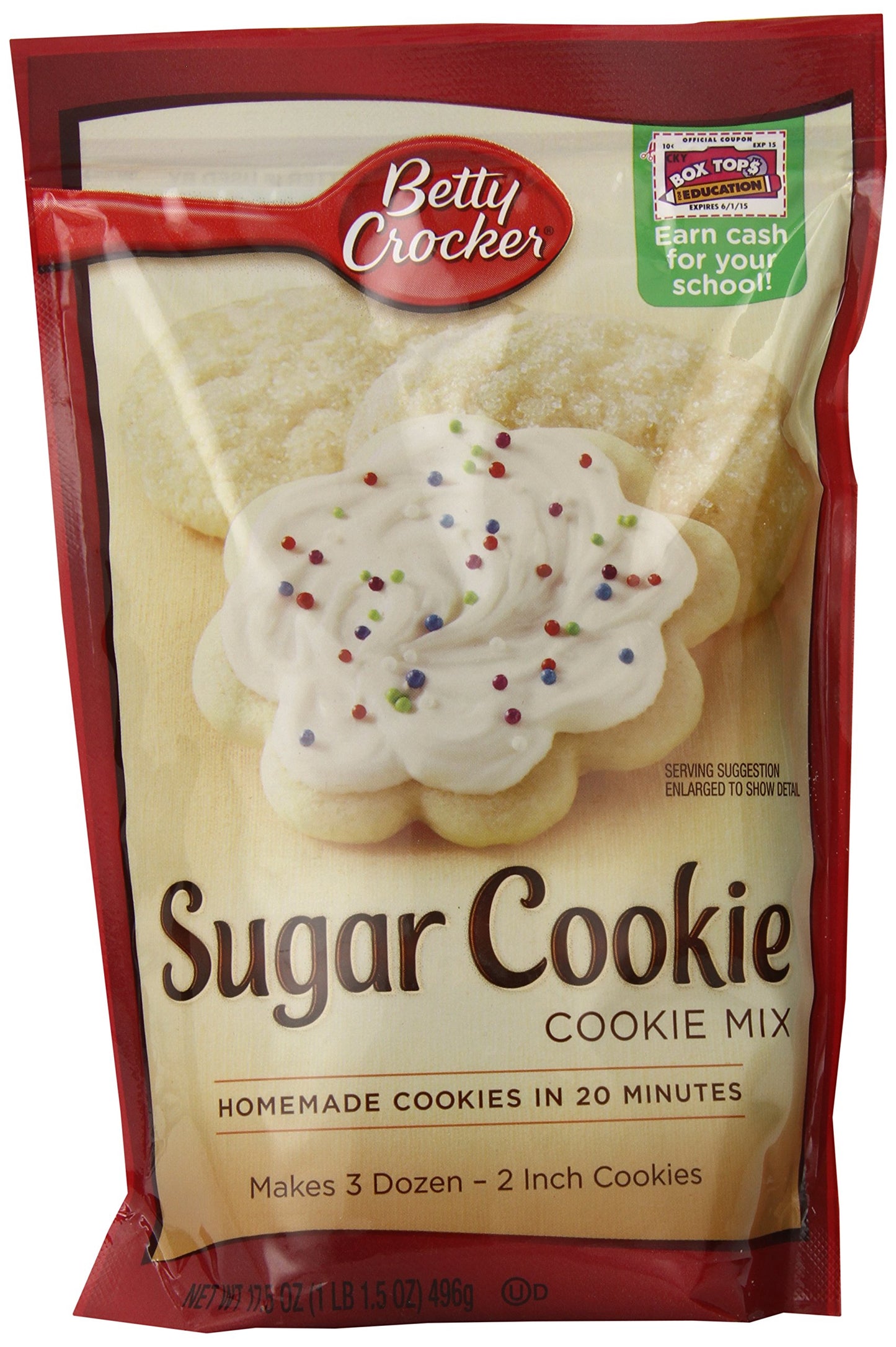 Betty Crocker Sugar Cookie Mix, 21 Ounce (Pack of 10)