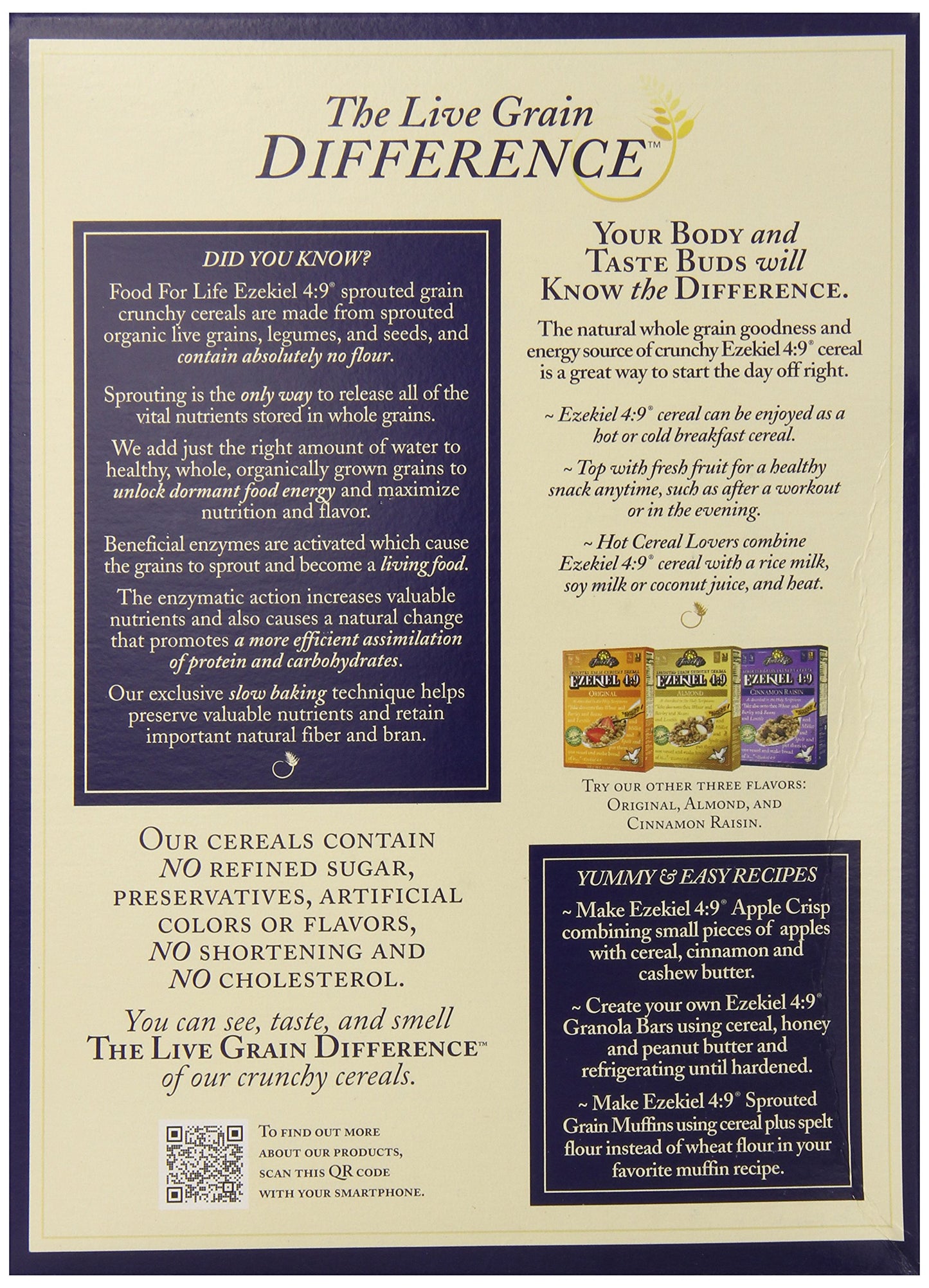 Food For Life Ezekiel 4:9 Organic Sprouted Grain Cereal, Golden Flax, 16-Ounce Boxes (Pack of 6)