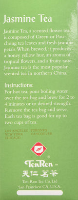 Ten Ren Jasmine Tea bag, 50 bags (Taiwan)