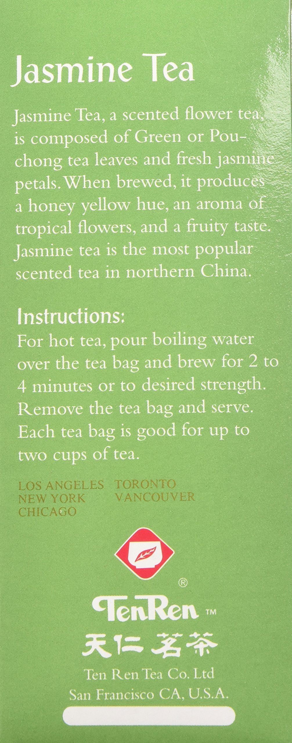 Ten Ren Jasmine Tea bag, 50 bags (Taiwan)