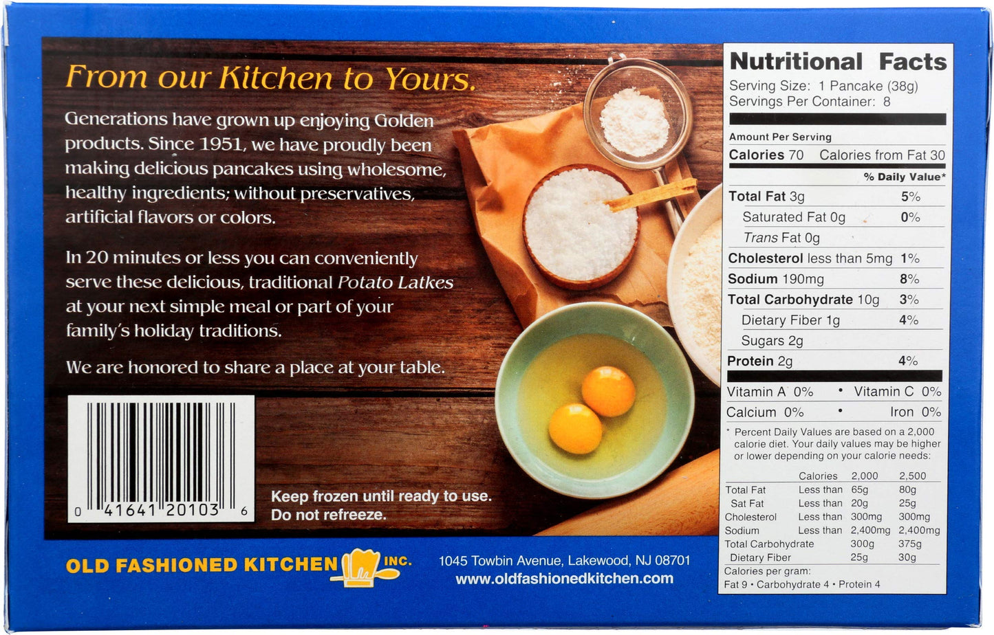 Golden Potato Pancakes, 10.6 OZ